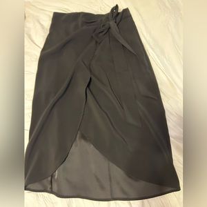 Black modern skirt